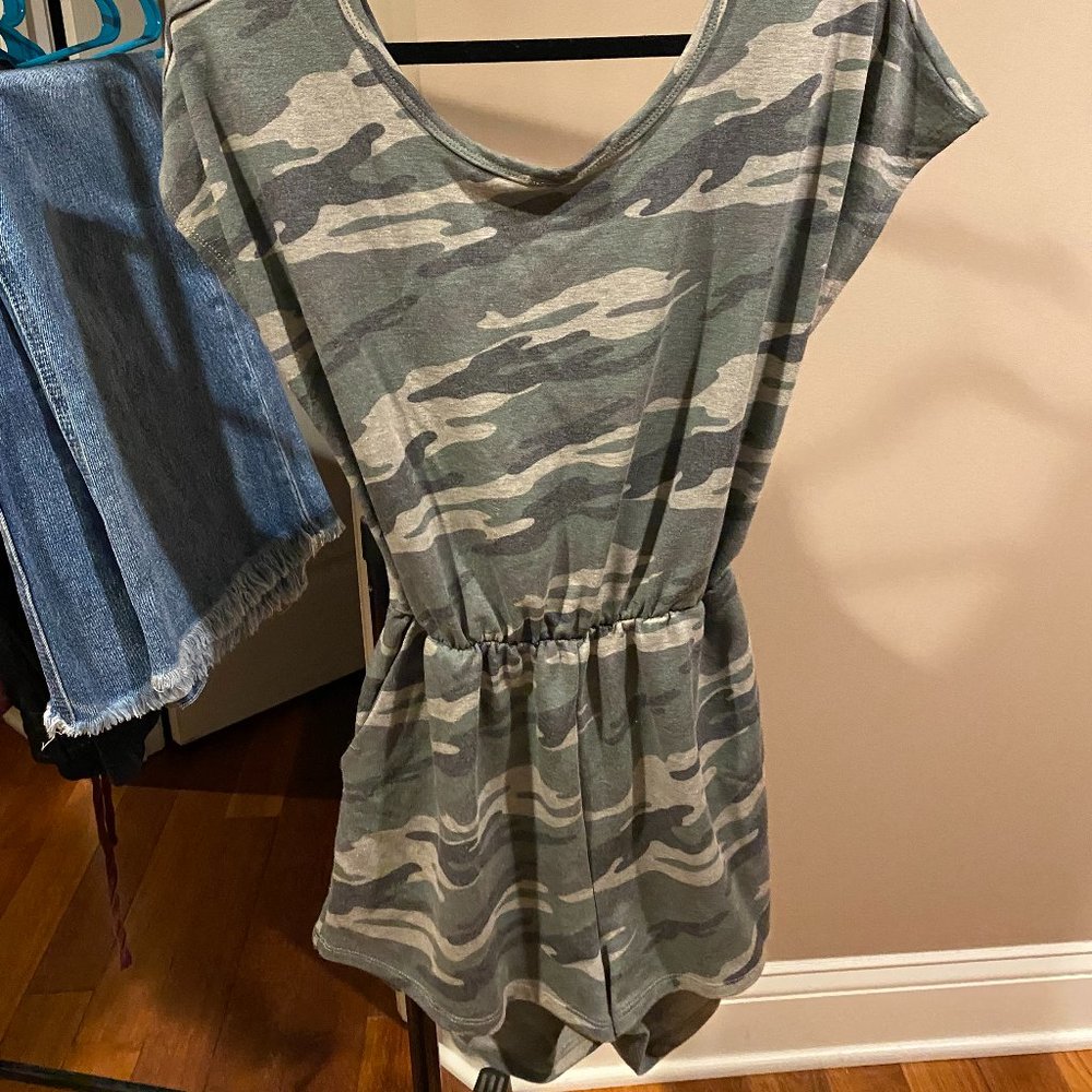 Maronie Camouflage Romper